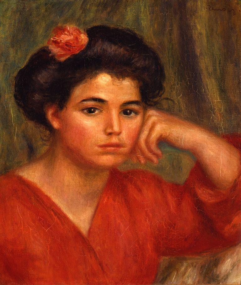 fille à la rose, 1907,