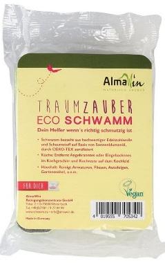 ALM052 Eco spons (Eco Schwamm) 8 x 50 g ZEEP voor handen en lichaam kan ook gebruikt worden voor