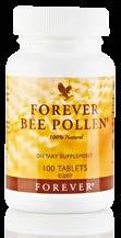 Forever Bee Pollen art. 26 Forever Bee Pollen wordt verzameld uit bloesem uit hoger gelegen gebieden. Dit garandeert een krachtig natuurlijk product.