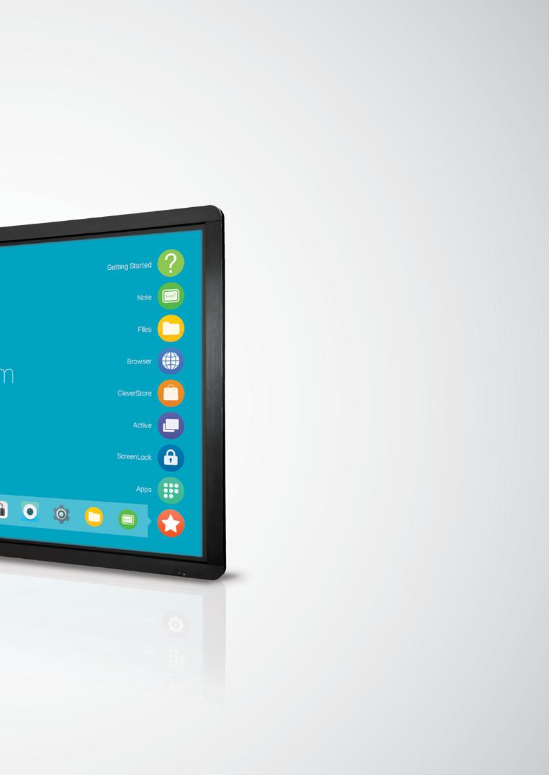 Powered by Android 20-punts touch Connectiviteit onder meer HDMI, VGA, RS232, USB, DisplayPort