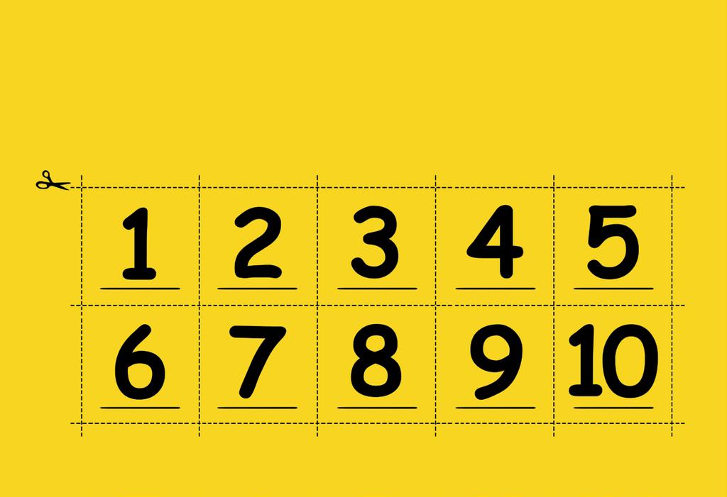 Spelblad 5: Kaartjes met getalsymbolen Hoort bij peilingactiviteit 4: Memoryspel en 5: Op een