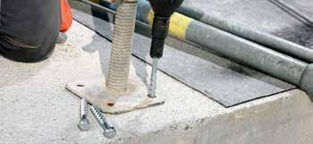 Betonschroef (verzinkt) HUS-V Tijdelijke bevestigingen Bekisting Voordelen Technische fiche voor het hergebruiken in beton (tijdelijke bevestigingen)