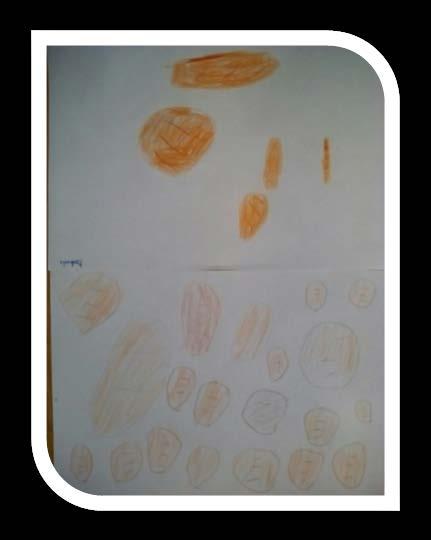 De kinderen toonden hun tekeningen aan hun klasgenootjes en bespraken de grootte, het uitzicht en de vorm van het brood.