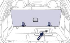 Praktische informatie Slepen van uw auto U kunt uw auto laten slepen door een andere auto of een andere auto slepen met behulp van het sleepoog.