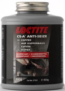 Loctite LB 8008 C5-A Montagepasta op koperbasis Anti-seize koper. Pot met een kwastdeksel. Geschikt voor kleine onderdelen.