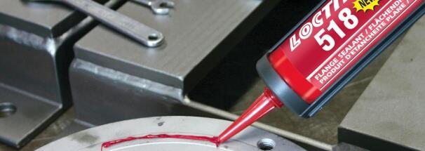 Loctite 518 Vlakkenafdichting Vlakkenafdichtingsproduct, uitstekende oliebestendigheid. Aanbevolen voor gebruik op stijve ijzeren, metalen en aluminium flenzen.