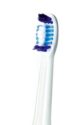 Zo kunt u zich beter concentreren op de plaatsing van de borstelkop in de mond. Poetsen met een elektrische tandenborstel betekent niet dat de gebitsverzorging verder automatisch gaat.