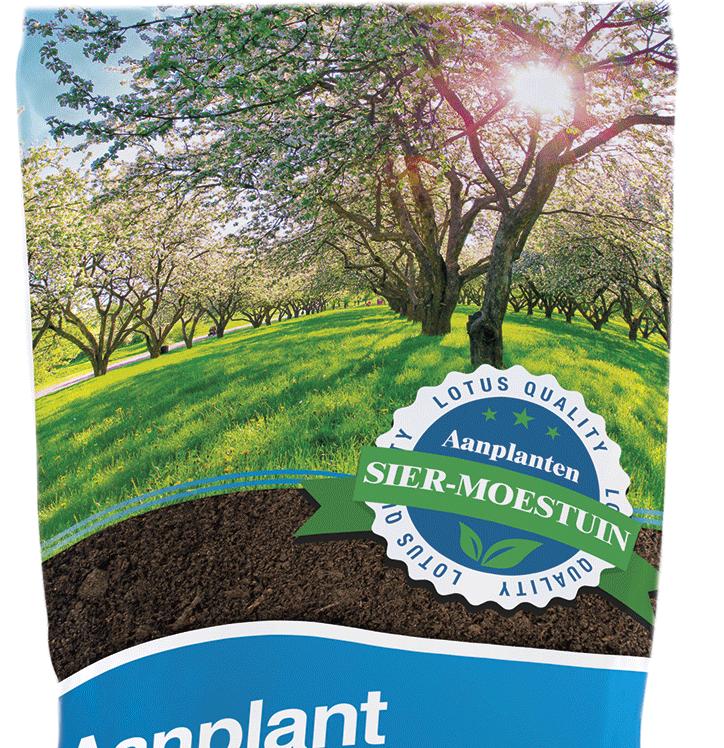 406 LOTUS AANPLANT POTGROND Product kenmerk - Potgrond geschikt om bomen en struiken in de volle grond te planten. - Verbetert de wortelgroei en opname van voedingsstoffen, dus sterkere planten.