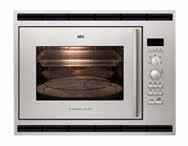 AEG - MICROGOLFOVENS - 25 COMBI MCC4061E-M COMBI MSB2548C-M MICROGOLFOVEN MBE2658S-M 45 CM 45 CM 45 CM Ovenruimte: 40 liter Druktoetsbediening LED display Ovenfuncties: microgolf, grill, hetelucht,