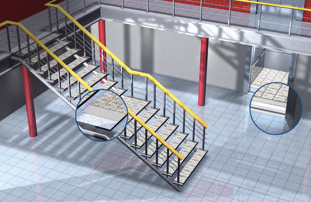 10 11 In specifi eke situaties kan het nodig zijn keramiek of steen rechtstreeks op een metalen ondergrond aan te brengen (bijvoorbeeld in de scheepsbouw, in personen- of goederenliften, op