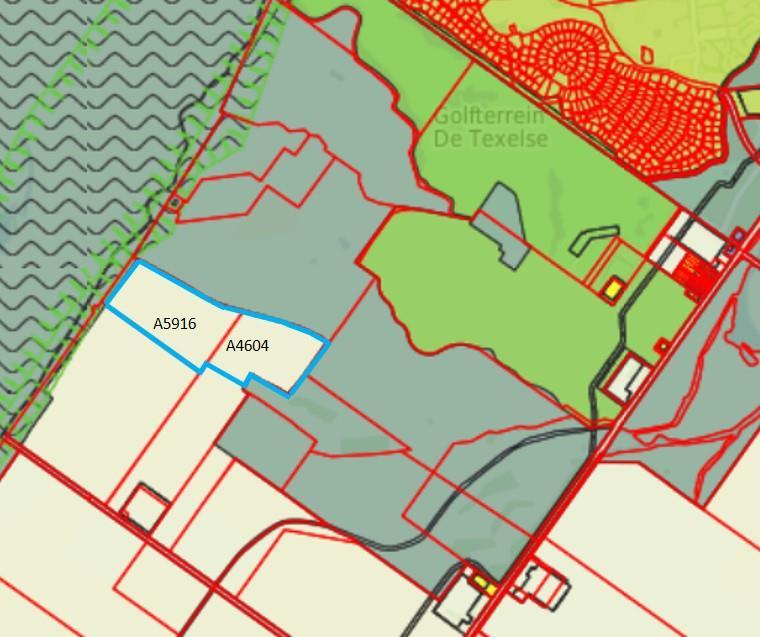 Een deel van het gebied heeft de bestemming Agrarisch Strandpolders (in onderstaande afbeelding aangegeven met