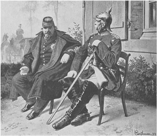 - Wilhelm I wil kandidatuur familielid wel intrekken - Bismarck licht de pers in en vertelt dat Wilhelm I gezegd zou hebben: ik heb u niets meer te zeggen.