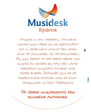 Musidesk, aanvullende taak voor