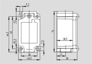 Afbeeldingen Maatschets (basistoestel) Maatschets (Bedieningssleutel) K.A. Schmersal GmbH & Co.