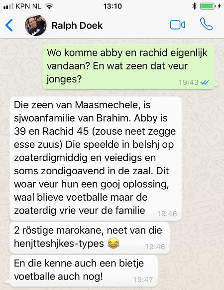 De aafsjleiter van dees waek is gewijd aan ut duo dat os 1 e elftal verleje joar leidde. Destieds woar Rudy Crutzen nog trainer van 2 en woare Jean Maas en Jean Janssen nog neit bie os club.