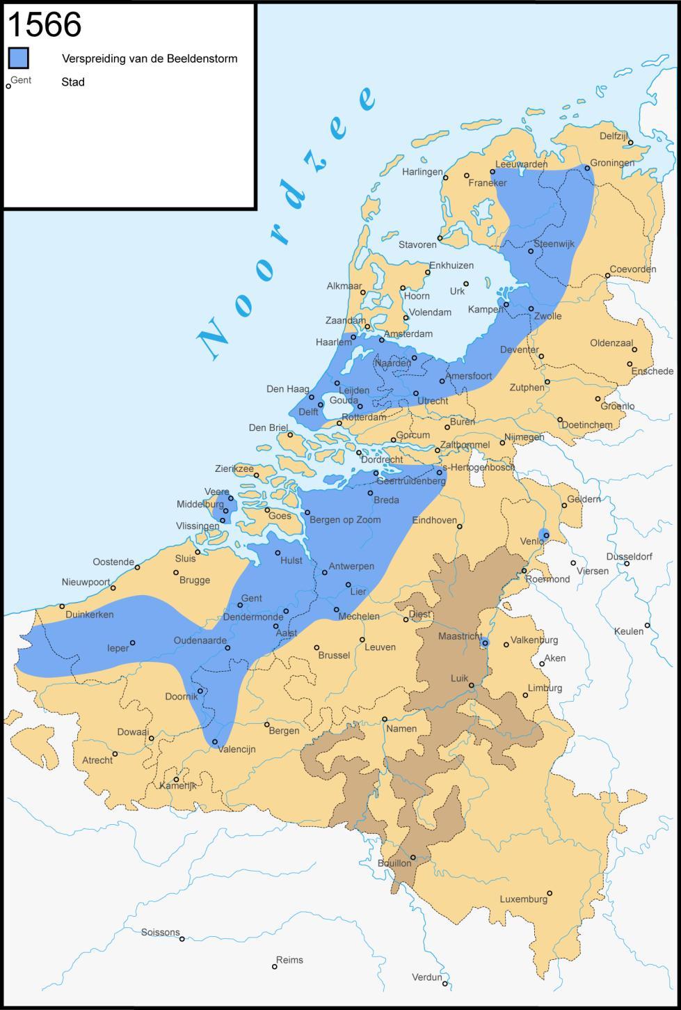 Verspreiding beeldenstorm Waarom deed men mee?