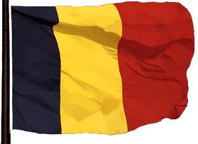 België heeft een vlag met 3 verticale banden: