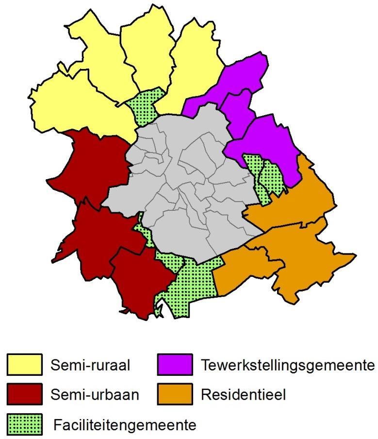 Situering De Vlaamse Rand wordt afgebakend als een groep van 19 gemeenten die grenzen aan het Brusselse Hoofdstedelijke Gewest en al dan niet taalfaciliteiten genieten. Kaart 1.