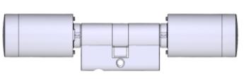 Mifare-leesmogelijkheid X = L LEGIC-leesmogelijkheid Blinde knopcilinder F802/13-X Dubbele