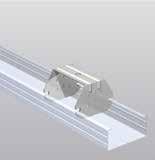 borgpennen NB. snelle verbinding met teksschroeven aan het profiel PC 60/27.