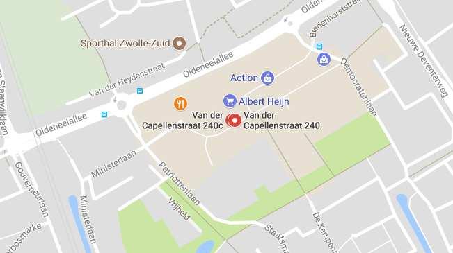 Algemene gegevens Adresgegevens Van der Capellenstraat 240b 8014 VZ Zwol