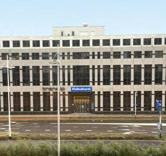 Rabobank Leiden-Katwijk gevestigd aan de Schipholweg 9.