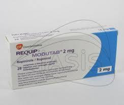 Stap 2: Dopamine agonisten: verlengde afgifte Ropinirole: Requip