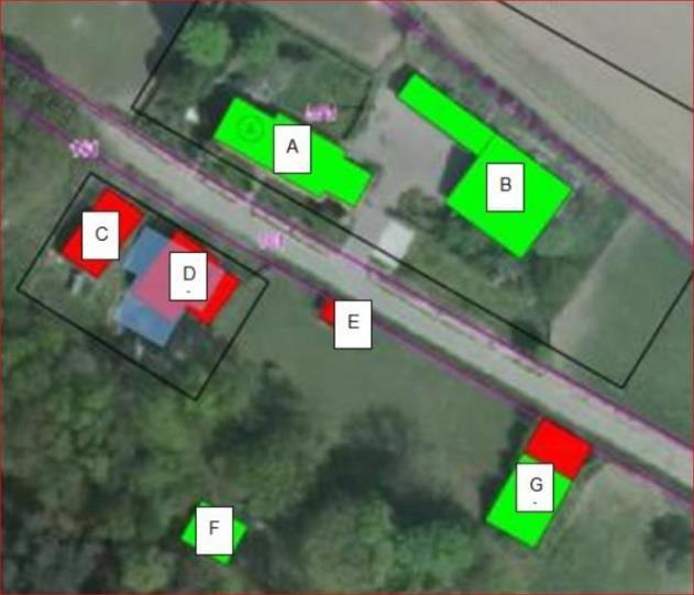 2.8 Toekomstige situatie In figuur 1 is de huidige indeling van het bebouwde deel van de onderzoekslocatie weergegeven.