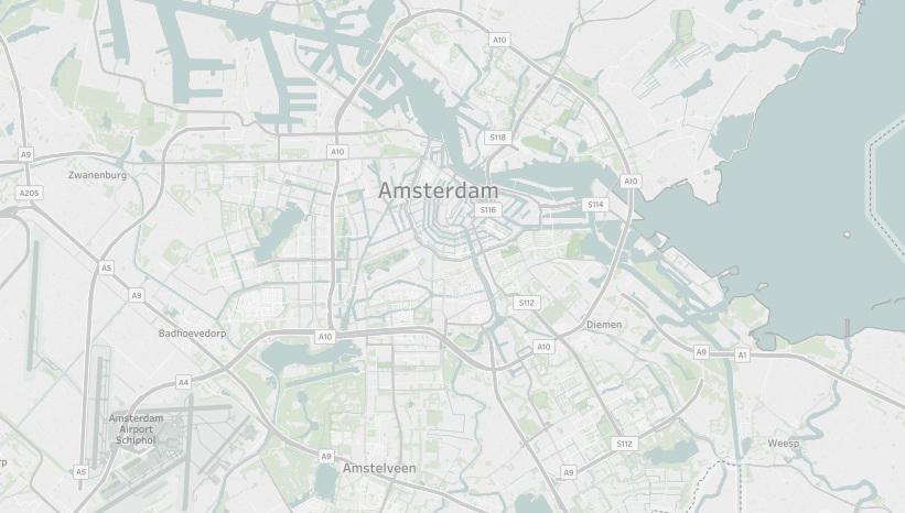 18 Rapportage Figuur Sheet 6b: 1 aan- en afmeldingen B&B (april 2016 t/m juli 2017 bron: gemeente Amsterdam) 0 1 Map meldingen based on Lng and afmeldingen Lat.