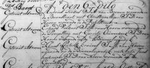 27 februari 1753 Jan Christiaansz uit Hoorn overlijdt in Azië op het schip de Oosthuizen.