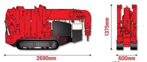 De URW-295 uitgerust met innovatieve opties zoals de keuze uit zowel diesel als elektrische aandrijving.