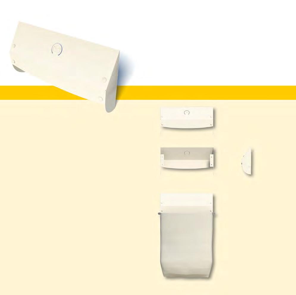Secumax brievenbus-beveiliging plus brievenbus-beveiliging voorkomt manipuleren van oplegslot of deurklink (van buitenaf door brievenbus hengelen) 155 190 Model met Post-Uit lip, crème (RAL 9001) SKG