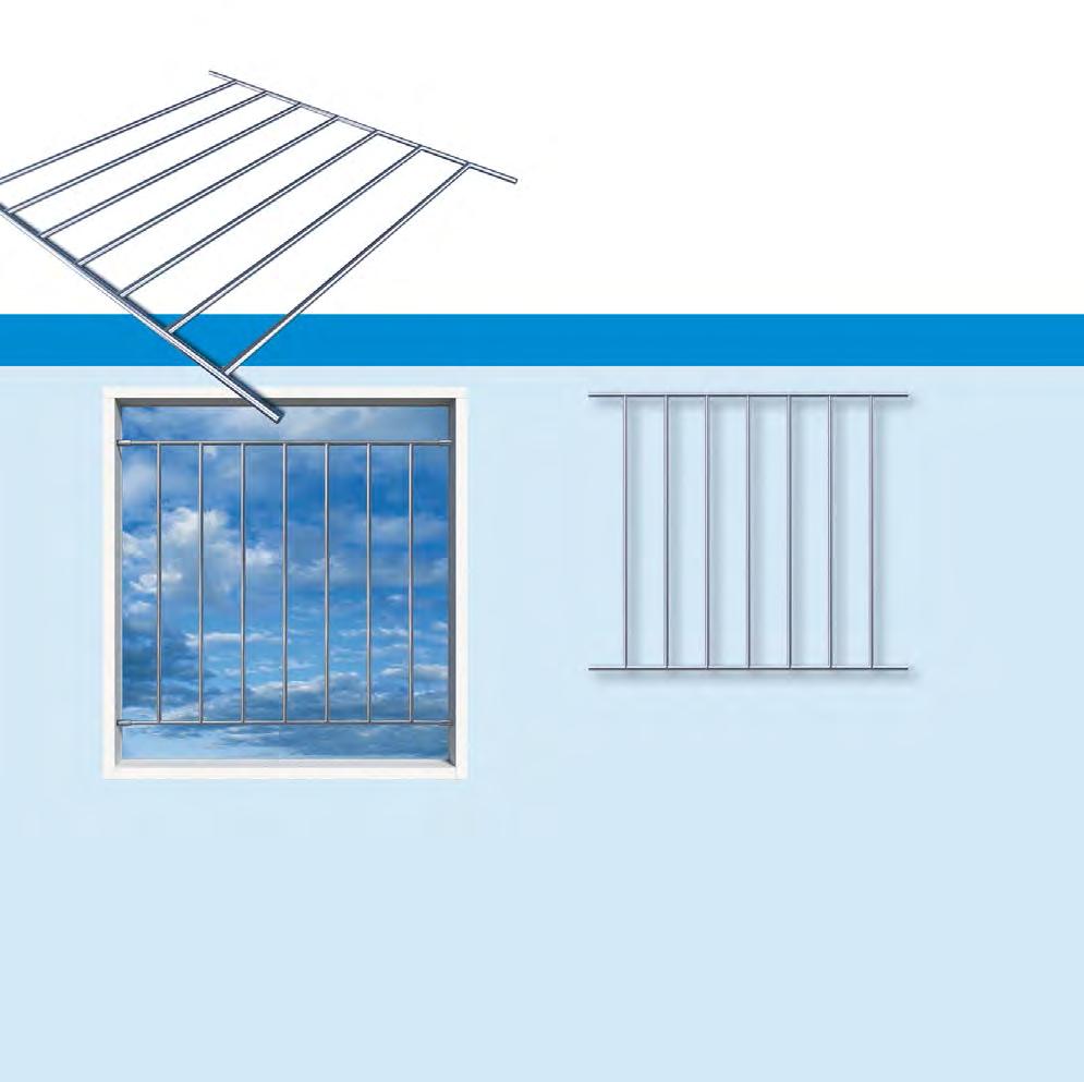 SecuBar rvs tralie op maat op maat RVS tralie-beveiliging op maat geschikt voor alle soorten ramen en lichtkoepels van woonhuizen en