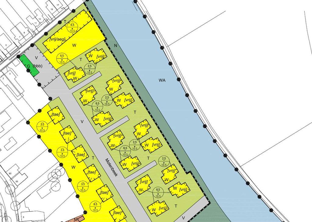 Bijlage 2. VERBEELDING VAN HET VIGERENDE BESTEMMINGSPLAN UITSNEDE VAN DE OORSPRONKELIJKE VERBEELDING Plan van wijziging ex artikel 3.