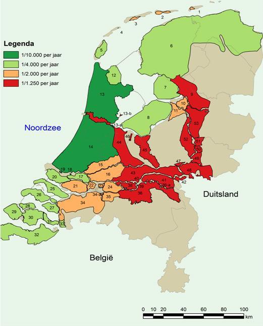 De toekenning van waterkeringen aan een bepaalde categorie is niet altijd volledig eenduidig.