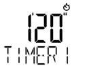 Modus Interval Timer U kunt twee timers instellen in de modus Interval Timer. Het instellen van een Forerunner-timer is vergelijkbaar met het instellen van de tijd.