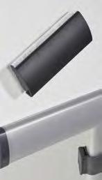 Daardoor creëert u meer ruimte voor uw aantekeningen n Stevige papierklem om snel en eenvoudig papierblok van flipover te verwisselen n Verplaatsbare papierhaken voor papierblok van