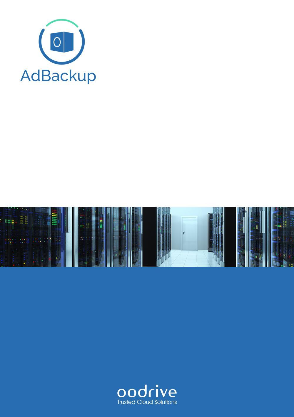 AdBackup 6.20 - Oktober 2016 AdBackup 6.