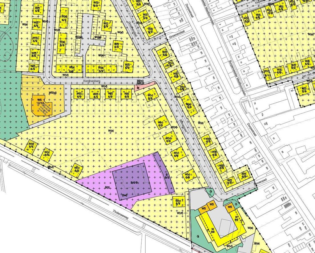 Bestemmingsplan Conform het vigerende bestemmingsplan Kom Halsteren van de gemeente Bergen op Zoom d.d. 17 november 2010 heeft de vrijstaande woning de bestemming Wonen.