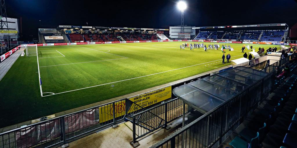 oeschouwers Bezettingsgraad Roda JC Kerkrade Parkstad Limburg Stadion 8.936 0.784 57% N.E.C. Goffertstadion 2.500 9.