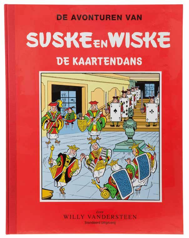 SUSKE & WISKE: LUXE EDITIES 2266* De Kaartendans. Luxe editie op groot formaat. uitgegeven naar aanleiding van dee verkoop van de originele platen bij Veilighuis Bernaerts in 2013.