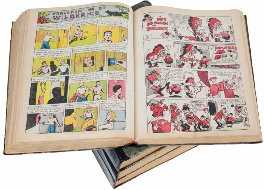 Zeer zeldzaam geheel, een stukje Vlaamse stripgeschiedenis. ( 1500-1800) 2379* Heroic-albums. Lot van 25 nummers. Eén nummer uit 1945, 3 nummers uit 1946 en 21 nummers uit 1947.