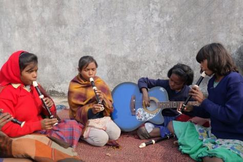 5. Twee weken muzieklessen in Lord Buddha Home for Children, Bihar, India.