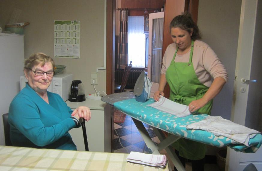 Thuiszorg 3. THUISZORG 3.1. Gezinszorg Gezinnen, alleenstaanden en bejaarden die hulp nodig hebben bij het huishouden, kunnen een beroep doen op gezinszorg.