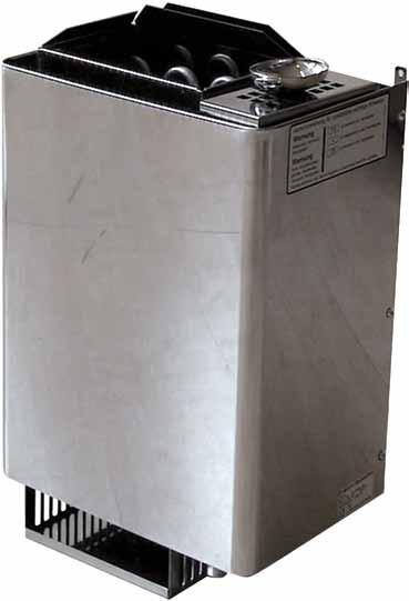 Oven Type Bi-O-Mini Artnr. 4010129 Biedt naast sauna ook de mogelijkheid tot stoombad. Compacte sauna oven op 230V, die geschikt is voor ruimtes met een inhoud van 4 m³.