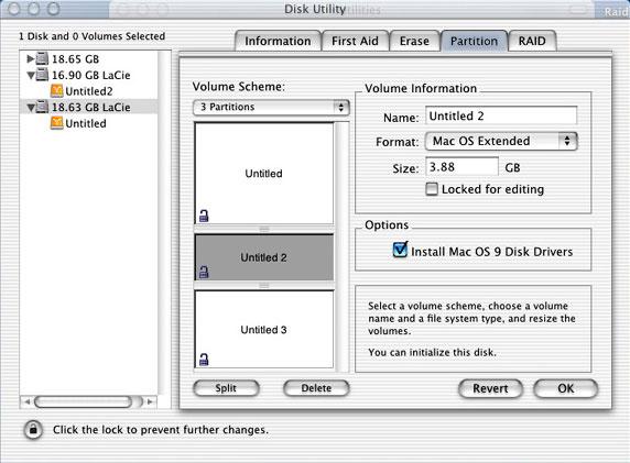 Uw LaCie-drive gebruiken 3.1 Uw LaCie mini formatteren en partitioneren 3.1.1. Mac-gebruikers De LaCie mini is voorgeformatteerd in HFS+ zodat u deze rechtstreeks op Apple-computers kunt gebruiken en niet hoeft te formatteren.