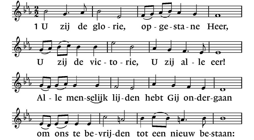 2 Licht moge stralen in de duisternis, nieuwe vrede dalen waar geen hoop meer is.