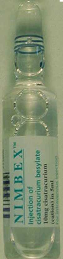 2)Intermediair: cisatracurium Benzylisoquinoline