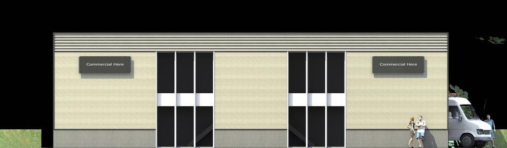 BOUWAARD ALGEMEEN - onderheide fundering en gevlinderde betonvloer; - opbouw staalconstructie; - gevels betonplint, geïsoleerde metalen gevelbeplating; - aluminium kozijnen, ramen, puien en