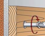 Verankeren van metalen of houten framewerk ten behoeve van gevelbeplating: - Beton > = C12/15 -